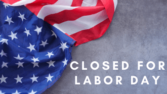 Flag on a gray background