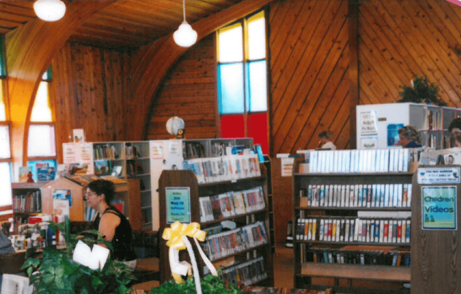 interior of a library