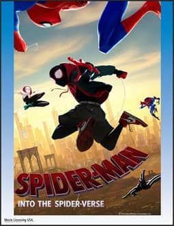 spiderman into the spider-verse movie poster