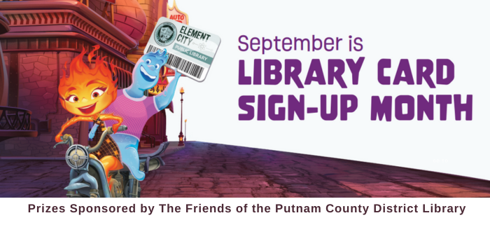 National Library Card Sign Up Month Reading Challenge - September 1 to September 30