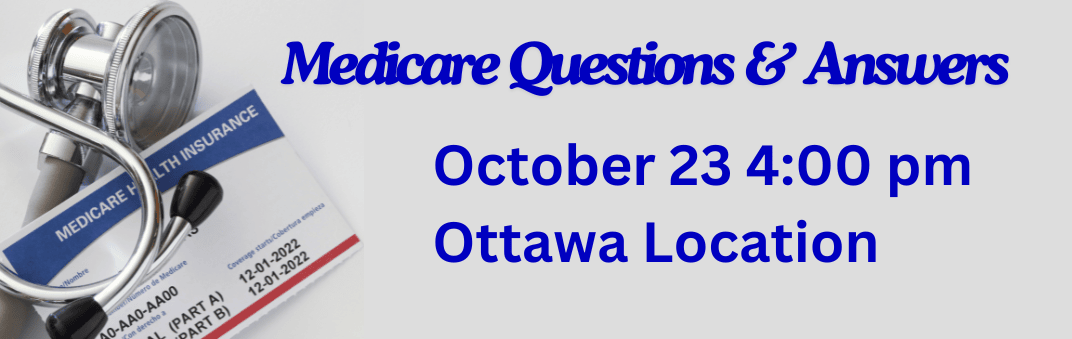 Stethoscope with Medicare card Medicare Questions and Answers October 23 4 pm Ottawa Location